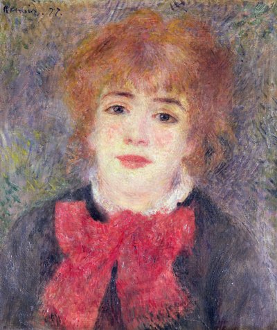 Porträt von Jeanne Samary (1857-90), 1877 von Pierre Auguste Renoir